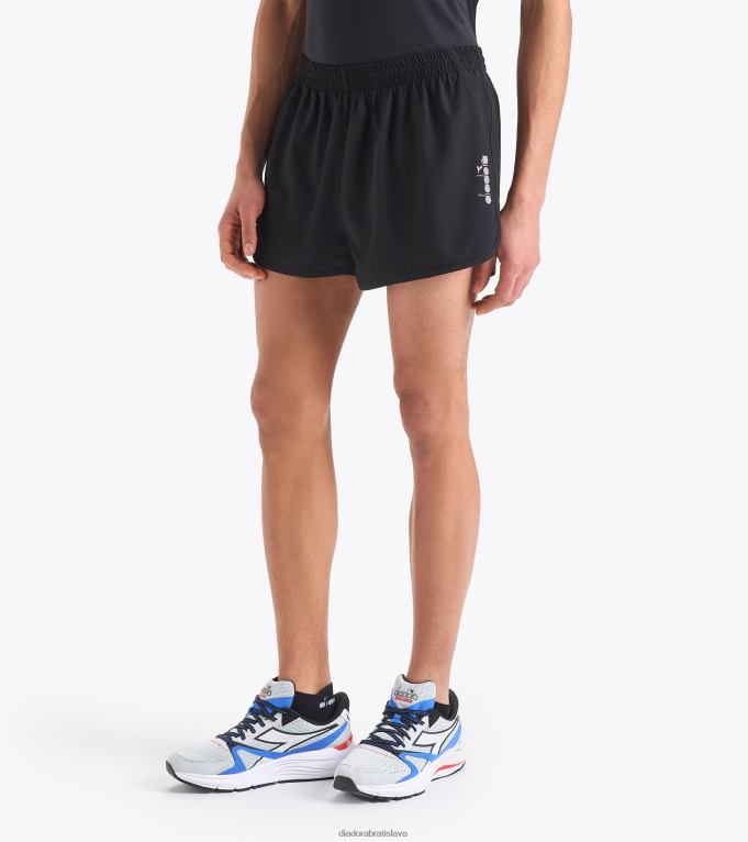 krátky beh TL0HT411 čierna muži Diadora odev