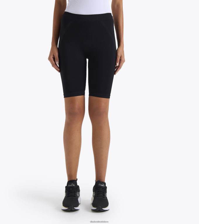 l bermudský akt TL0HT713 čierna ženy Diadora odev