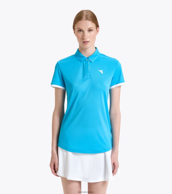 l ihrisko na pólo TL0HT701 kráľovská fluo ženy Diadora odev
