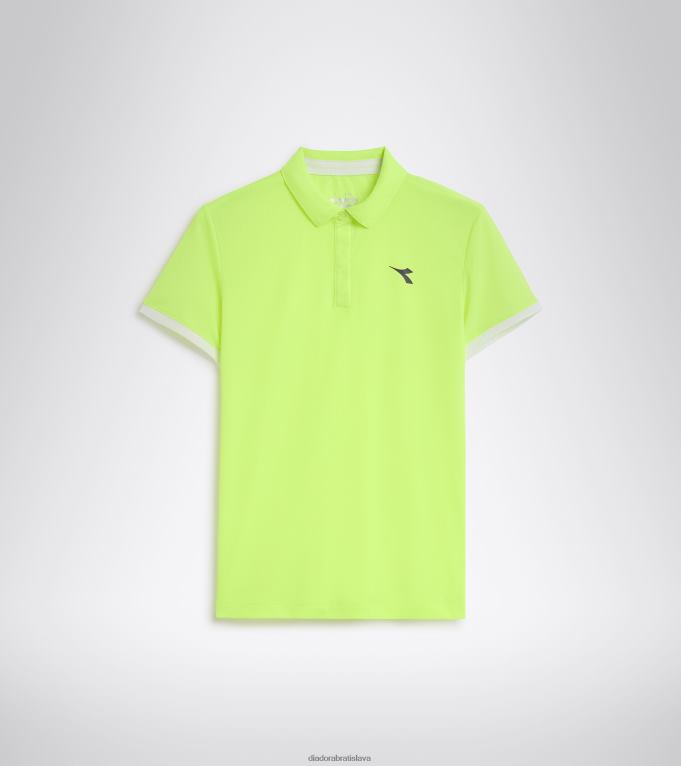 l ihrisko na pólo TL0HT702 fluo žltá dd ženy Diadora odev
