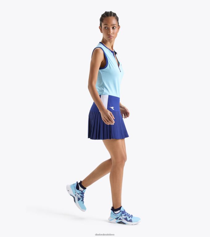 l ikona sukne TL0HT625 modrá potlač ženy Diadora odev
