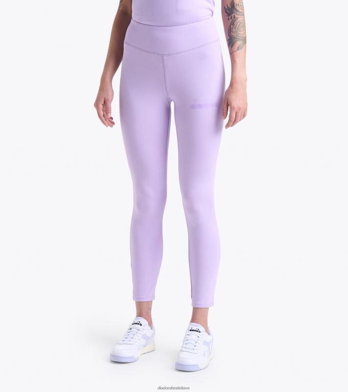 l logo spw legíny TL0HT688 fialová ruža ženy Diadora odev