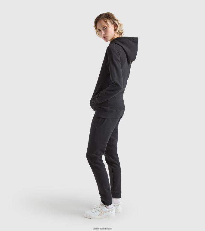 l mikina s kapucňou fz mii TL0HT605 čierna ženy Diadora odev