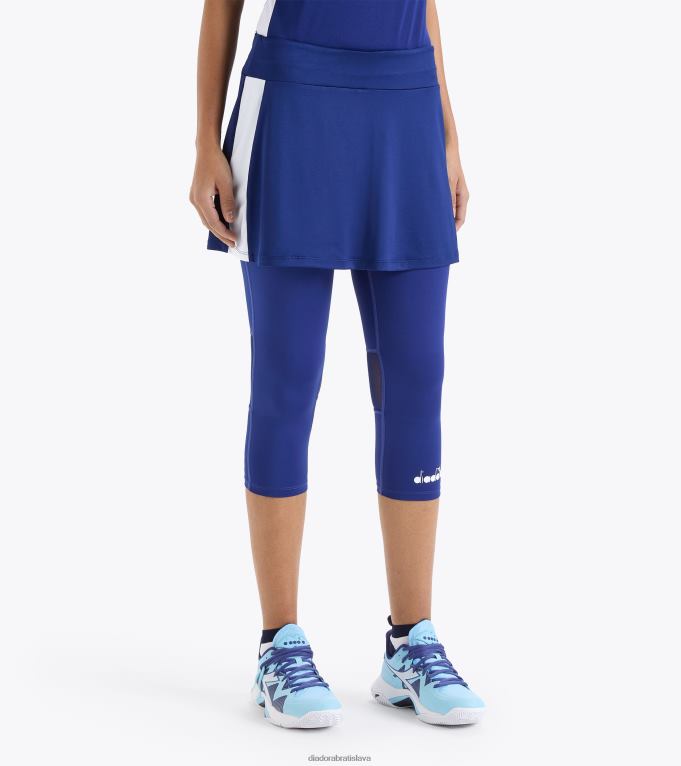 l power sukňa TL0HT623 modrá potlač ženy Diadora odev