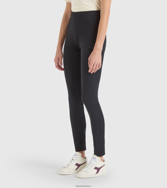 ljadro legín TL0HT673 čierna ženy Diadora odev