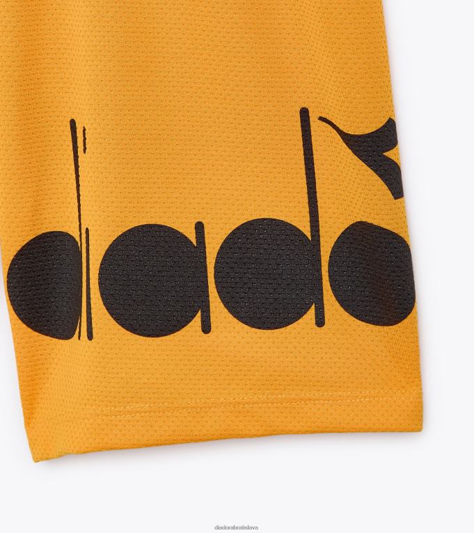 logo jubermuda TL0HT823 oranžová marhuľa dievčatá Diadora odev