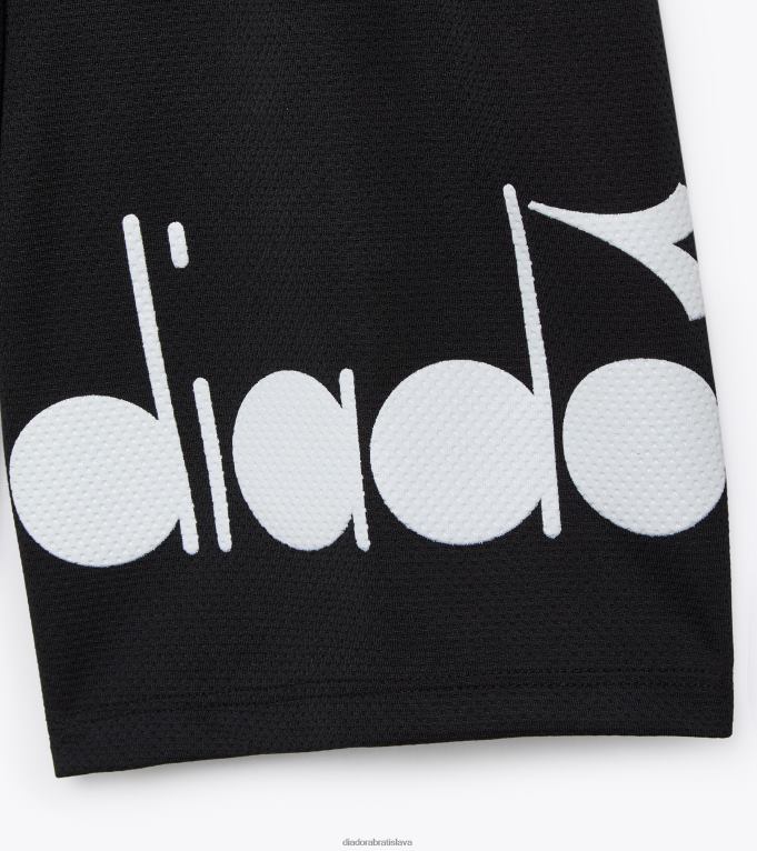 logo jubermuda TL0HT825 čierna dievčatá Diadora odev