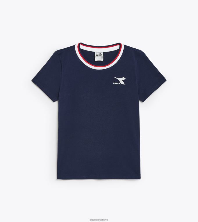 lt-shirt ss tweener TL0HT734 klasické námorníctvo ženy Diadora odev