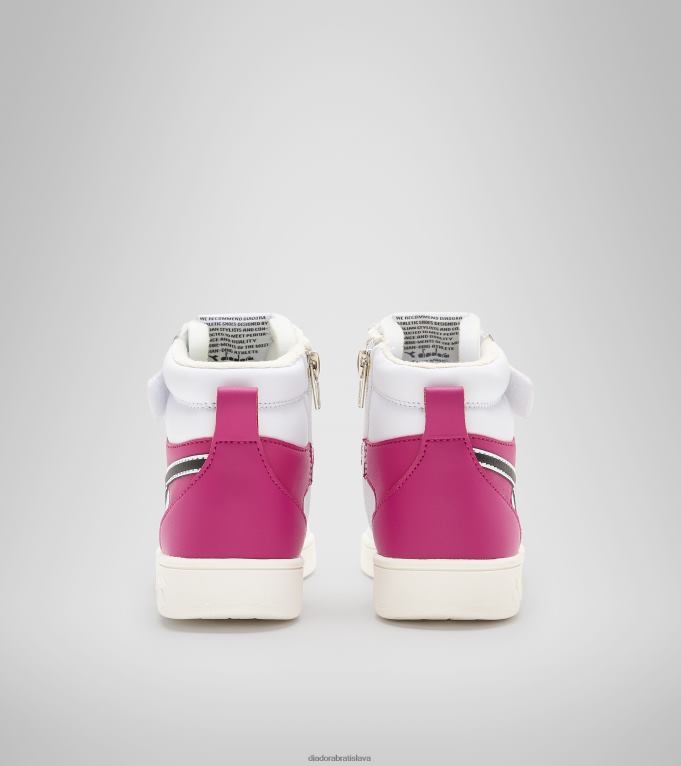 magický košík mid ps TL0HT778 biela/krémová lícenka/čierna deti Diadora topánky