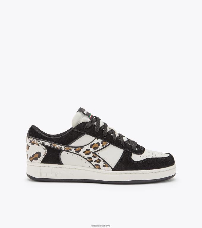 magický košík nízky panter wn TL0HT577 biely čierny ženy Diadora topánky