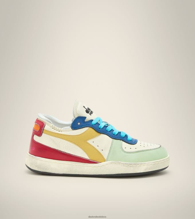 mi košík riadkový rez TL0HT60 zimná biela/čili paprička muži Diadora topánky
