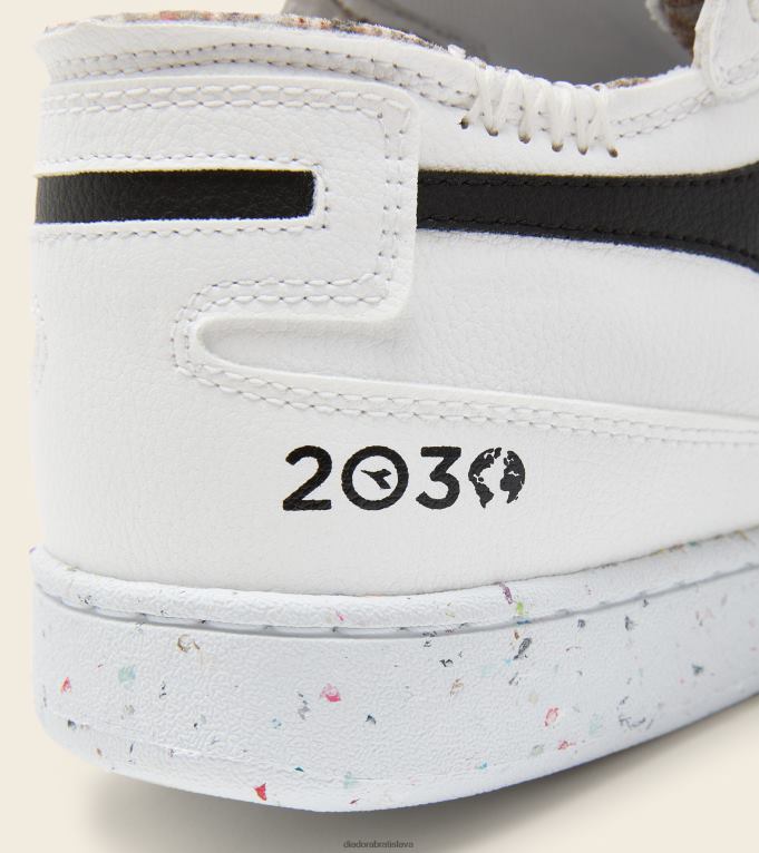 mi košík riadok rez 2030 TL0HT54 biely čierny muži Diadora topánky