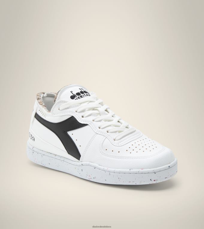 mi košík riadok rez 2030 TL0HT54 biely čierny muži Diadora topánky