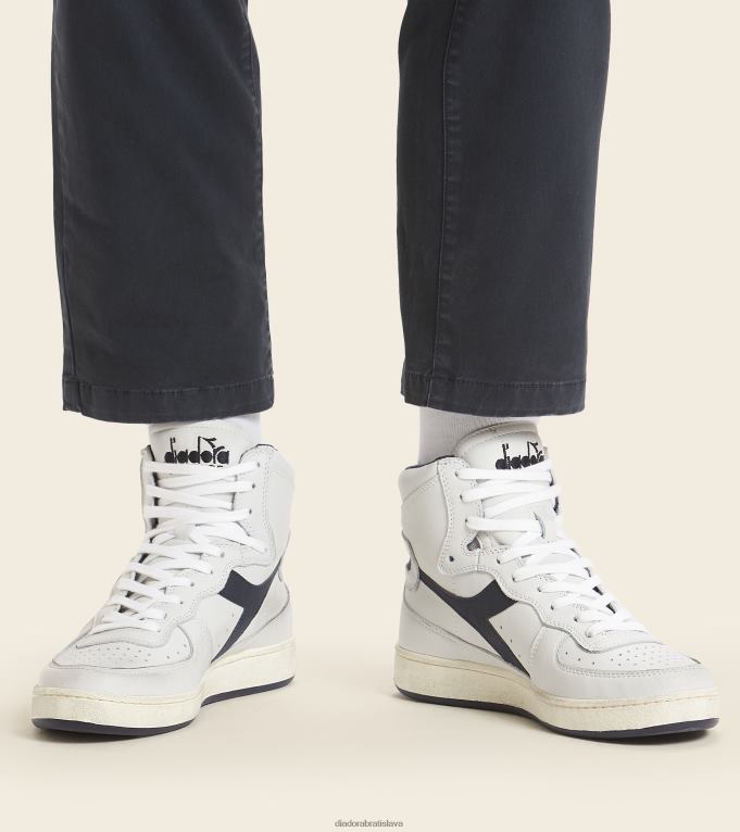 mi použitý košík TL0HT47 bielo/modrý korzár muži Diadora topánky