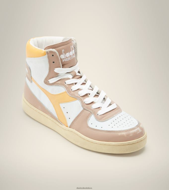 mi použitý košík TL0HT51 biely/včelí vosk muži Diadora topánky
