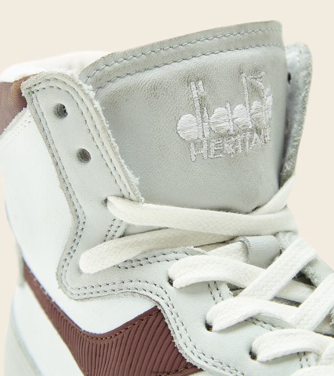 mi použitý košík TL0HT52 biela/dekadentná čokoláda muži Diadora topánky