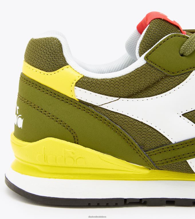 n92 gs TL0HT817 avokádo/biela/živá žltá deti Diadora topánky