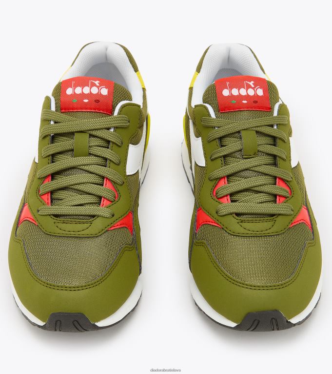 n92 gs TL0HT817 avokádo/biela/živá žltá deti Diadora topánky
