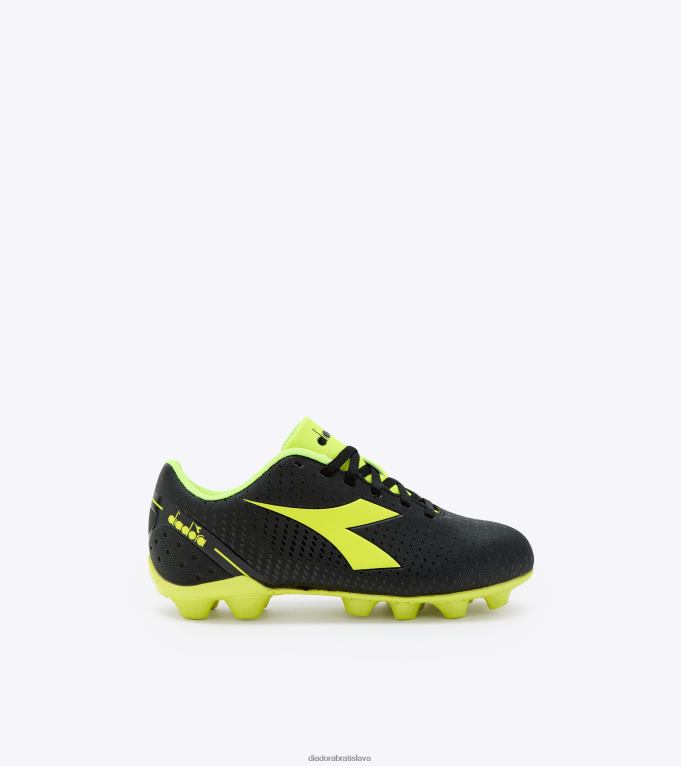 pichichi 5 md ml TL0HT819 čierna/fluo žltá diadora deti Diadora topánky
