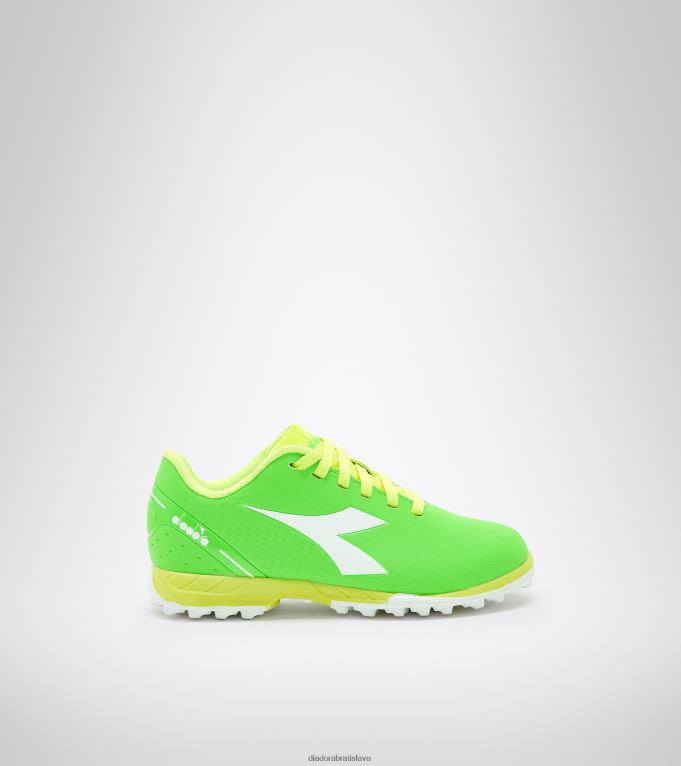pichichi 5 tf jr TL0HT798 zelená fluo/wht/fluo žltá dd deti Diadora topánky