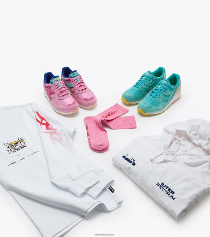 ponožky piráti TL0HT486 ružová orchidea muži Diadora príslušenstvo