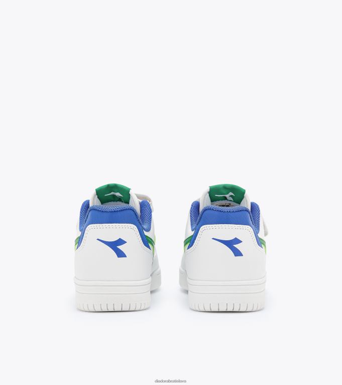 raptor low ps TL0HT834 biela/veselá zelená deti Diadora topánky