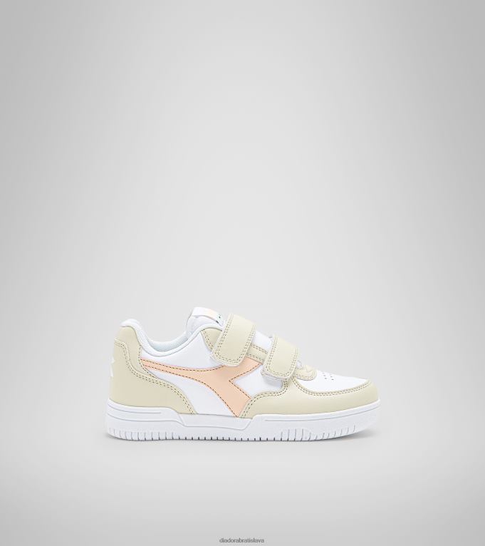 raptor low ps TL0HT839 biela kosť/pastelovo ružové opálenie deti Diadora topánky