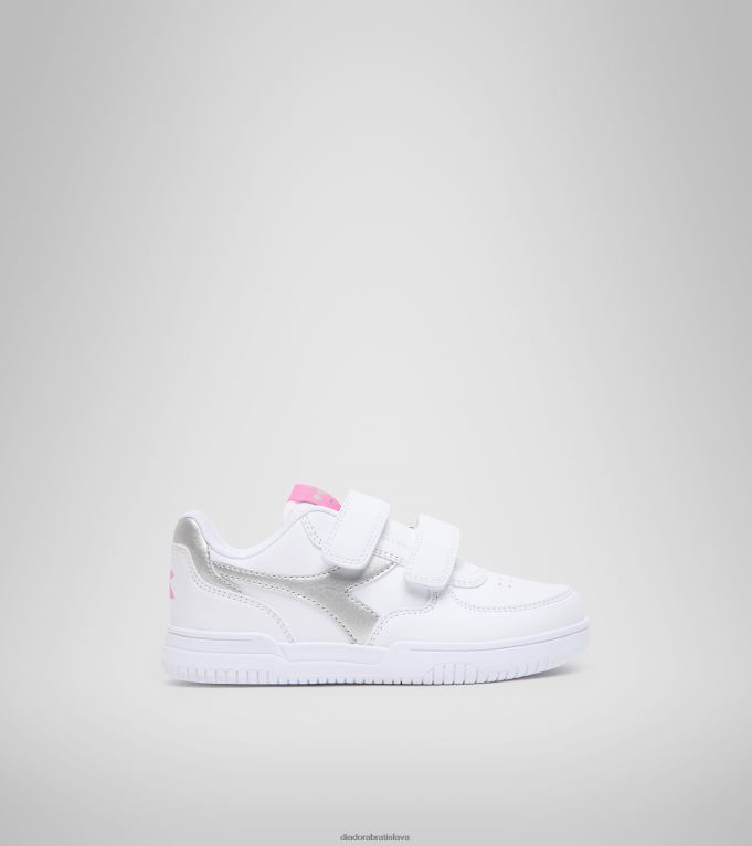 raptor low ps TL0HT841 biela/strieborná deti Diadora topánky