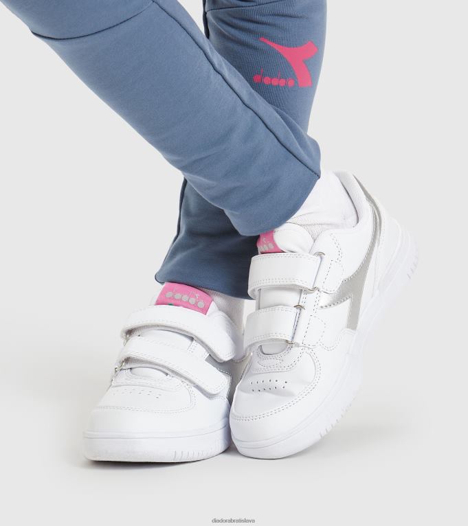 raptor low ps TL0HT841 biela/strieborná deti Diadora topánky