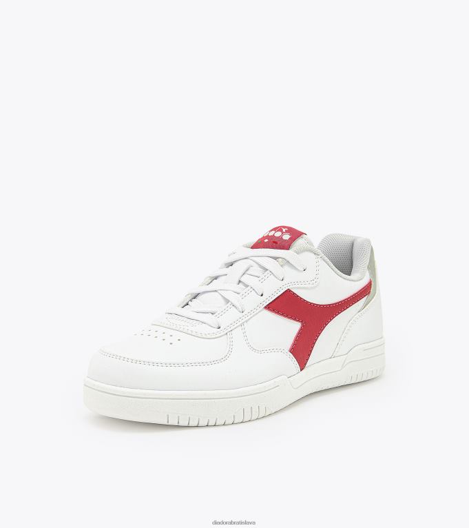raptor nízky gs TL0HT784 biela/perzská červená deti Diadora topánky