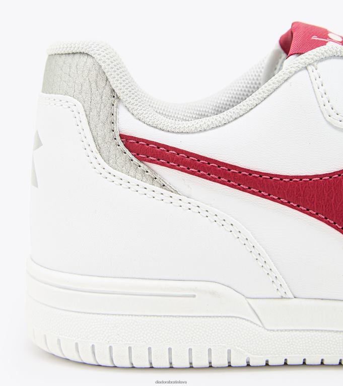 raptor nízky gs TL0HT784 biela/perzská červená deti Diadora topánky