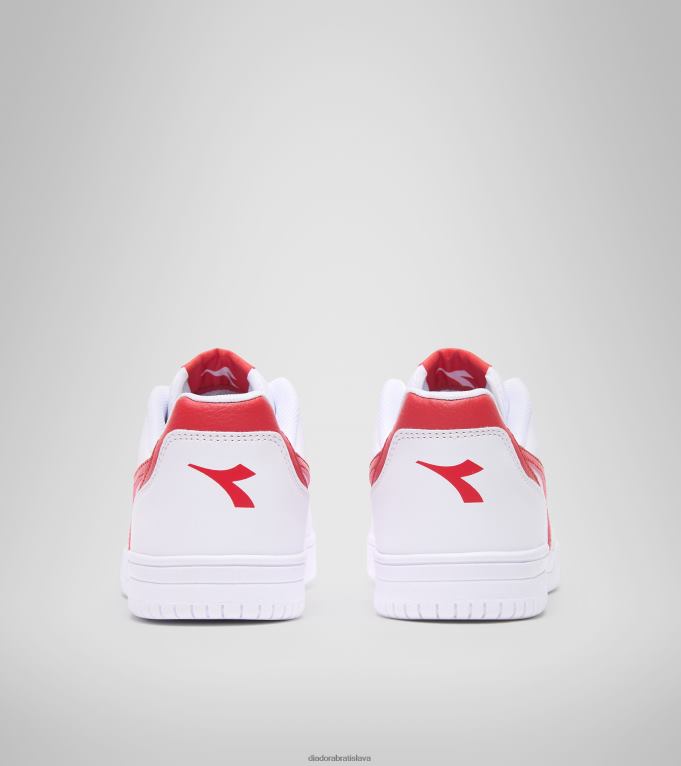 raptor nízky gs TL0HT786 biela/aurora červená deti Diadora topánky