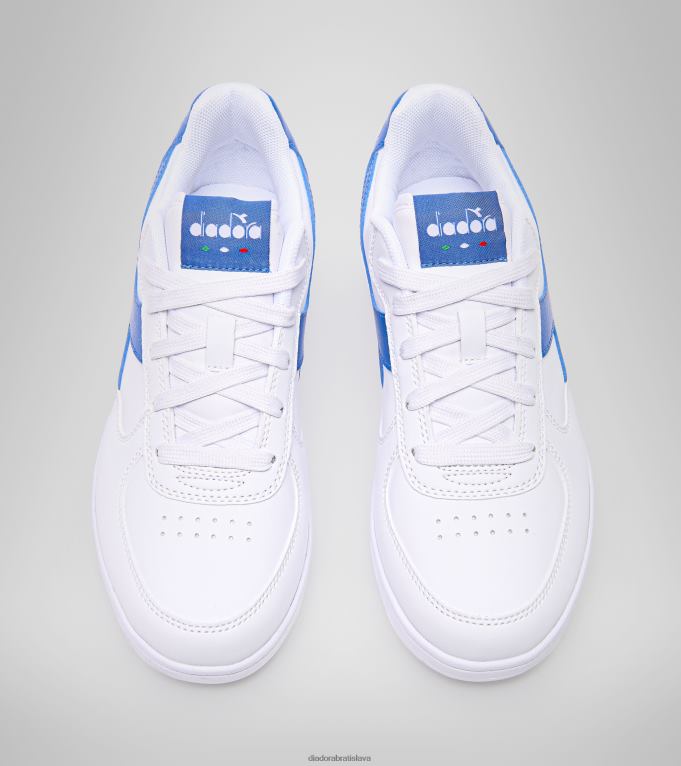 raptor nízky gs TL0HT787 biela/imperiálna modrá deti Diadora topánky