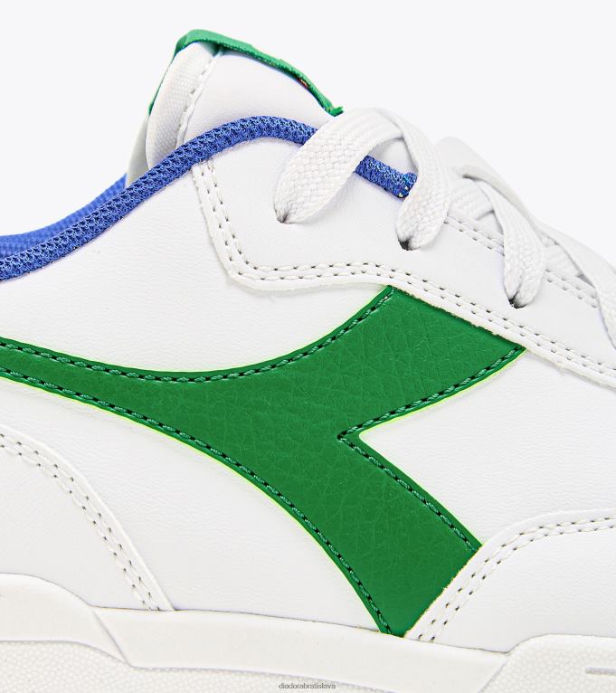 raptor nízky gs TL0HT788 biela/veselá zelená deti Diadora topánky