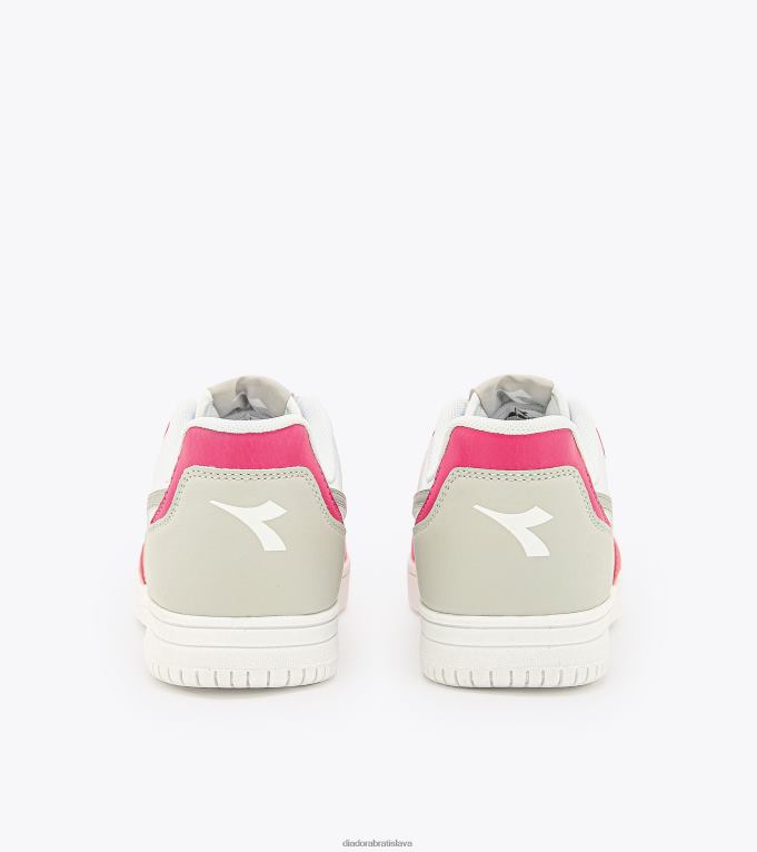 raptor nízky gs TL0HT790 ružový rebríček/strieborný deti Diadora topánky