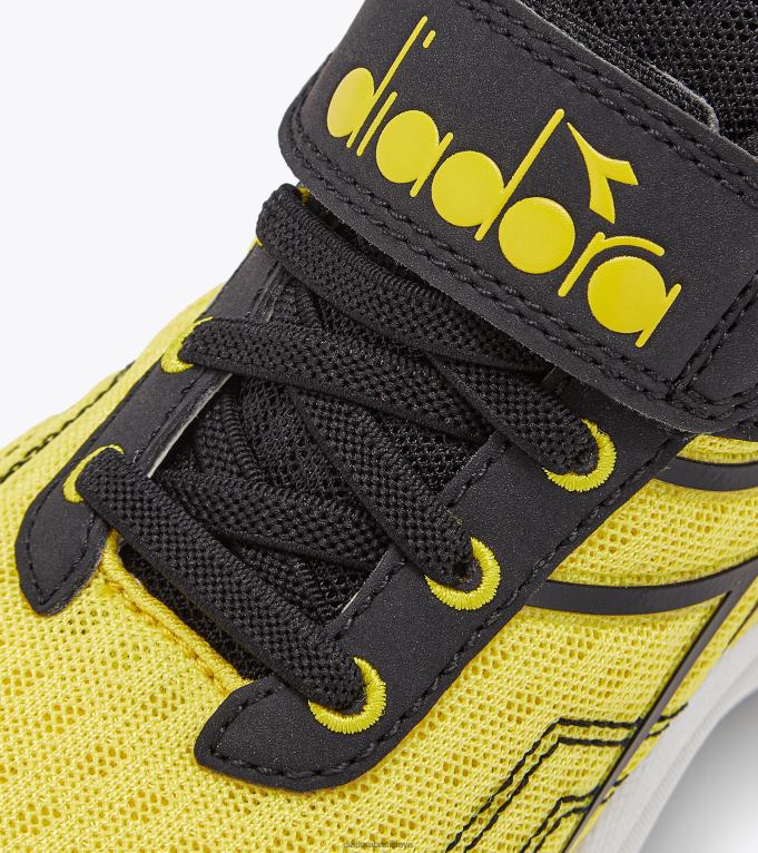 snipe jr TL0HT852 žltá/čierna deti Diadora topánky
