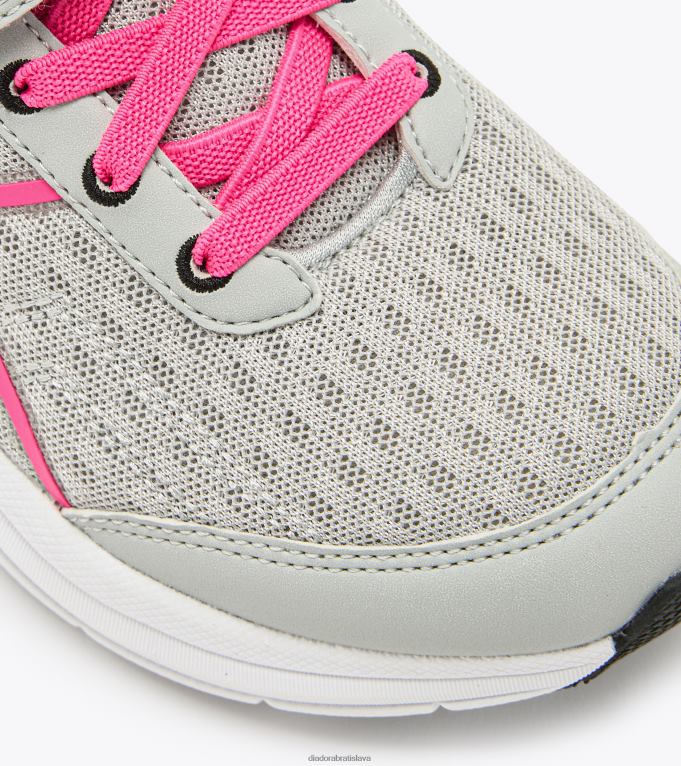 snipe jr TL0HT854 strieborná dd/ružová fluo deti Diadora topánky