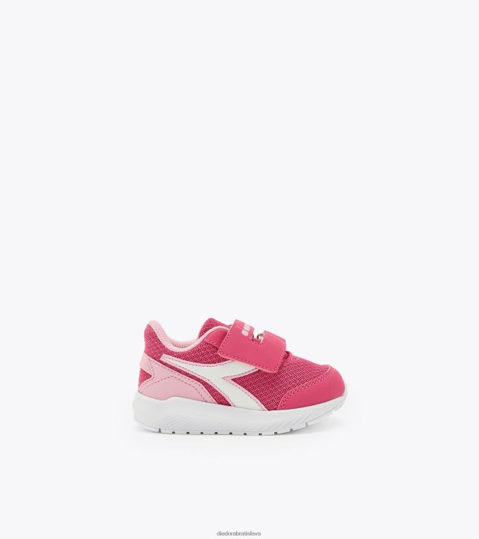 sokol 3 i TL0HT911 ružový rebríček/biely deti Diadora topánky