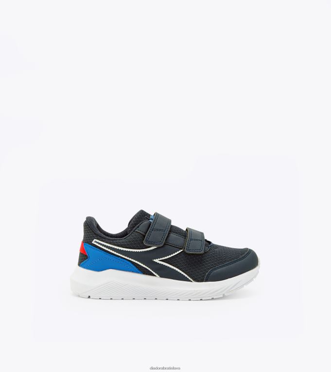 sokol 3 ml v TL0HT862 modrý korzár/biely deti Diadora topánky