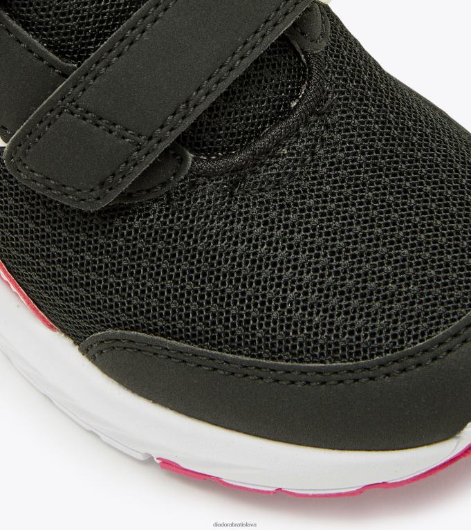 sokol 3 ml v TL0HT865 rebríček čierny/ružový deti Diadora topánky