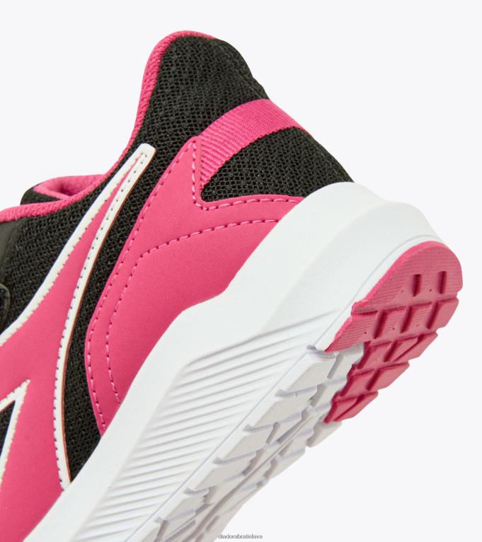 sokol 3 ml v TL0HT865 rebríček čierny/ružový deti Diadora topánky