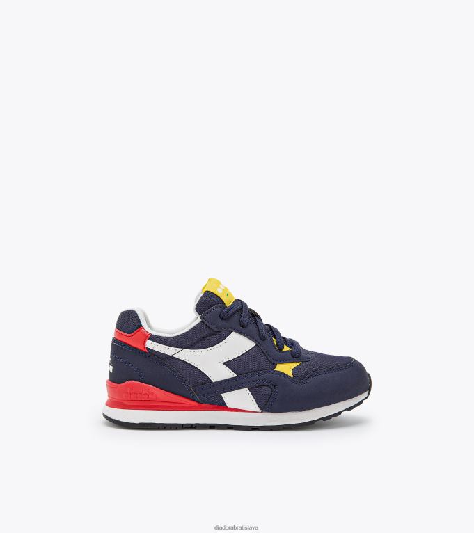 č92 ps TL0HT811 peacoat/white/high risk red deti Diadora topánky